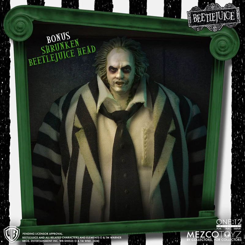 Beetlejuice Deluxe Edition One:12 Collective Mezco Toyz Action Figure