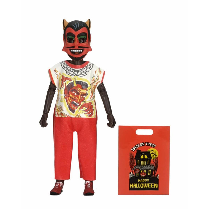 Ben Cooper (Costume Series 2) 5-Piece Collector's Bundle 6" NECA Clothed Figures, Devil, unpackaged, white background