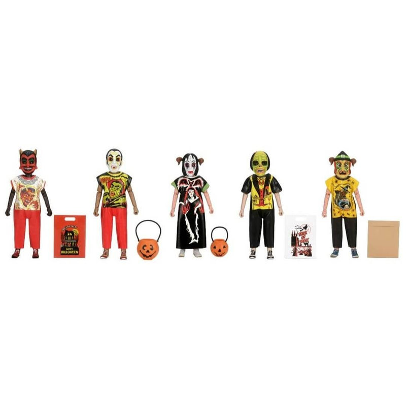 Ben Cooper (Costume Series 2) 5-Piece Collector's Bundle 6" NECA Clothed Figures, unpackaged with accessories