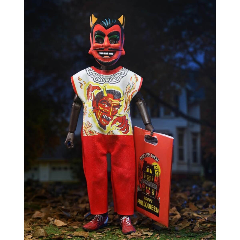 Ben Cooper (Costume Series 2) 5-Piece Collector's Bundle 6" NECA Clothed Figures, Devil unpackaged. dark background