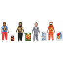 Ben Cooper Costume Series 8 6-Inch NECA Clothed Figures 4-Piece Bundle - Alf, Jungle Hunter from Predator, Pee-wee Herman, and Garfield