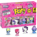 Funko Bitty Pop! My Little Pony toy set packaging with figures displayed in front.