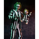 Beetlejuice Beetlejuice Ultimate "Striped Suit" Beetlejuice 7" Scale NECA Action Figure, holding baby Beetlejuice 
