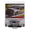 Hot Wheels BMW M3 model car in packaging with scenic background