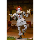 Pennywise the Clown figurine with red hair and white face in a detailed setting