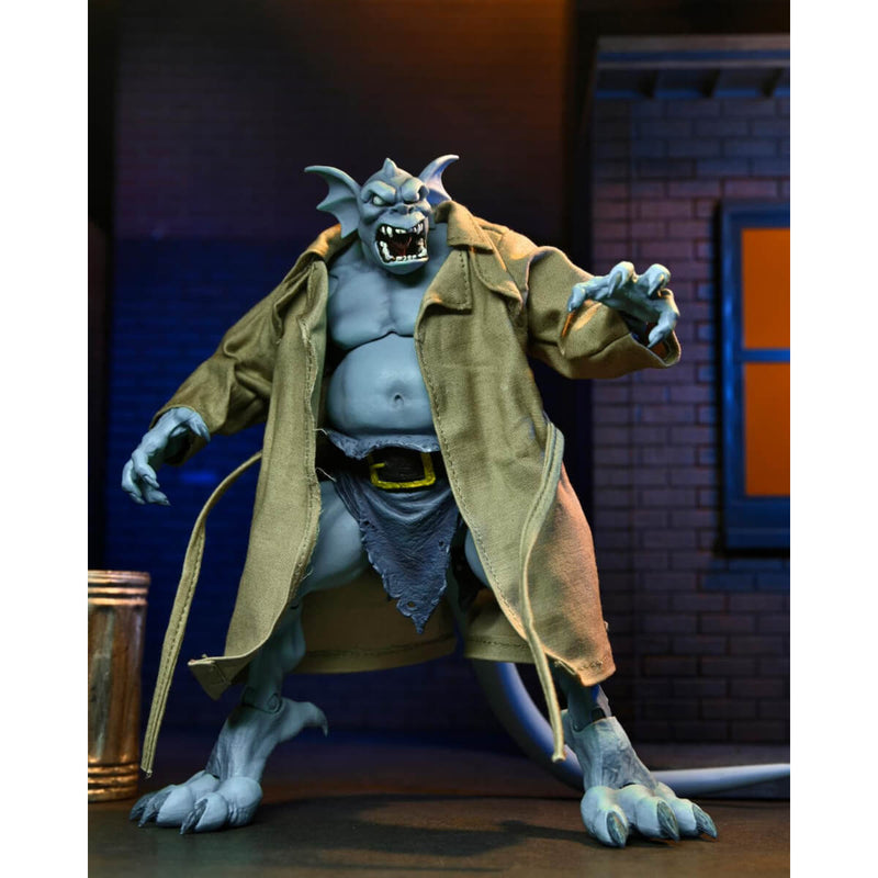 Disney Gargoyles Detective Broadway "Silver Falcon" (Closed Wings) 7-Inch Scale NECA Action Figure