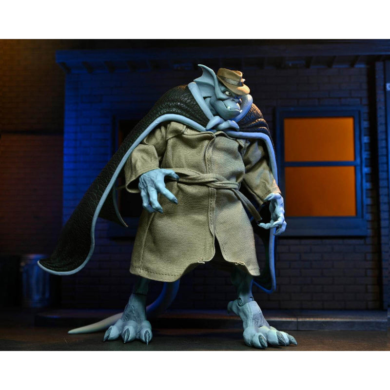 Disney Gargoyles Detective Broadway "Silver Falcon" (Closed Wings) 7-Inch Scale NECA Action Figure