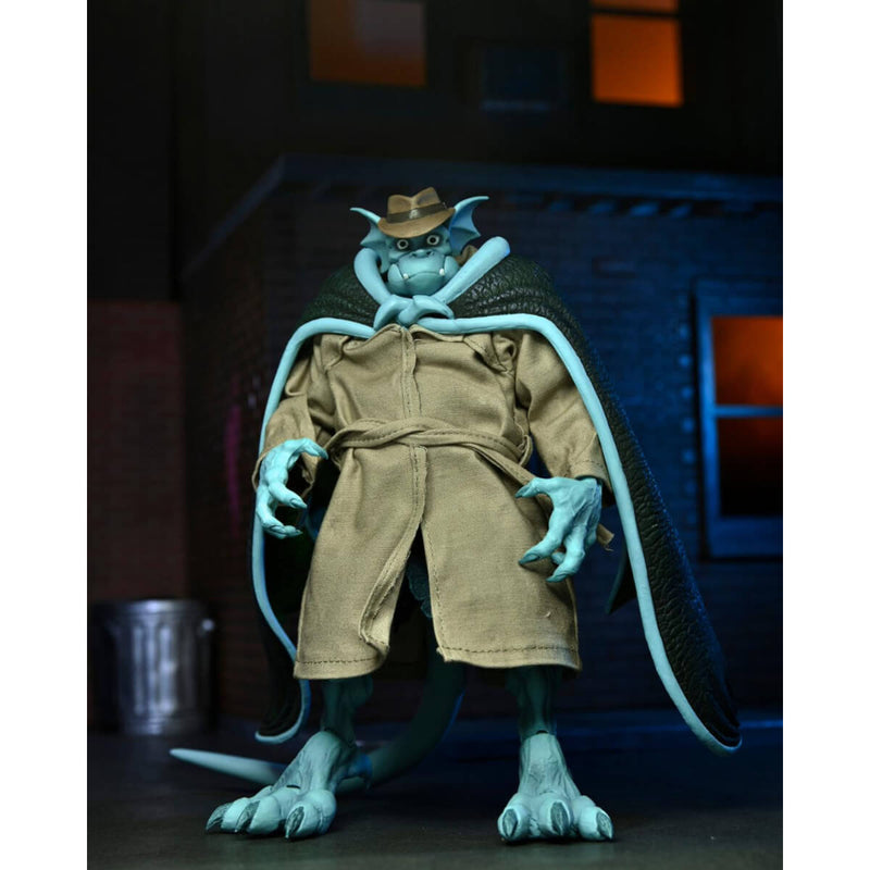 Disney Gargoyles Detective Broadway "Silver Falcon" (Closed Wings) 7-Inch Scale NECA Action Figure