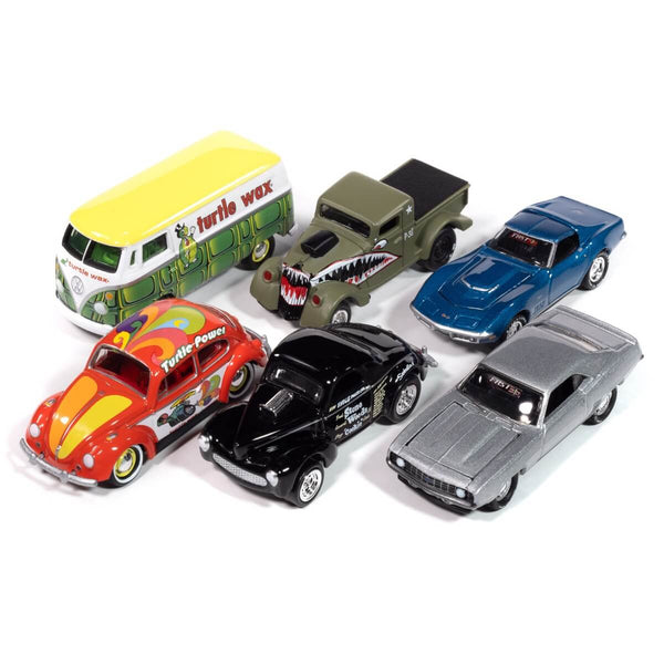 Johnny Lightning 2024 Themed 2-Packs R1B 3-Piece Collector's Bundle 