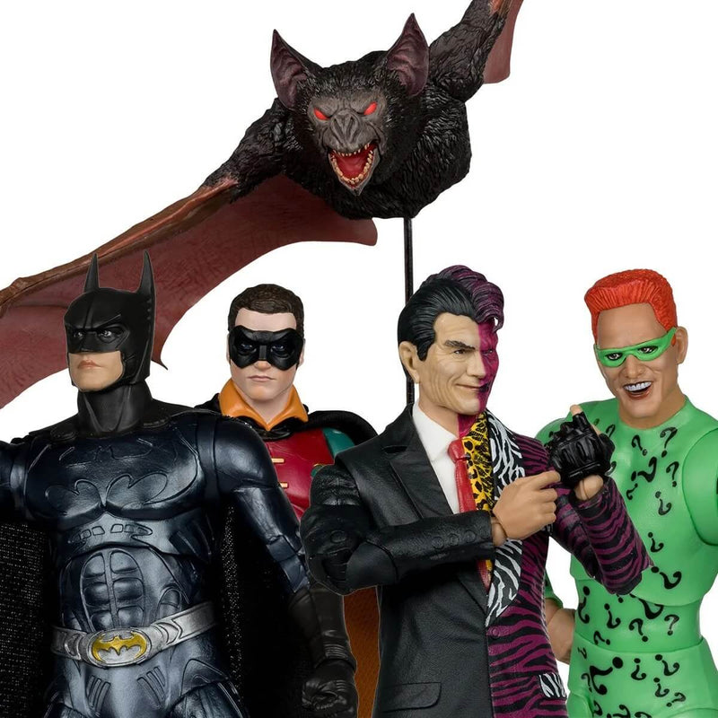 Batman Forever Build-A-Figure 4-Piece Collector's Bundle 7-Inch Scale Action Figures, unpackaged