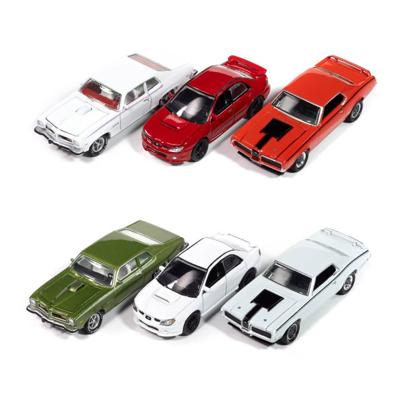 Johnny Lightning 2024 Collector's Tin Vehicles R2 (A&B) 6-Piece Collector's Bundle