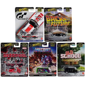 Hot Wheels 2025 Pop Culture (Mix 3) 5-Piece Bundle Hot Wheels 2025 Pop Culture (Mix 3) 5-Piece Bundle