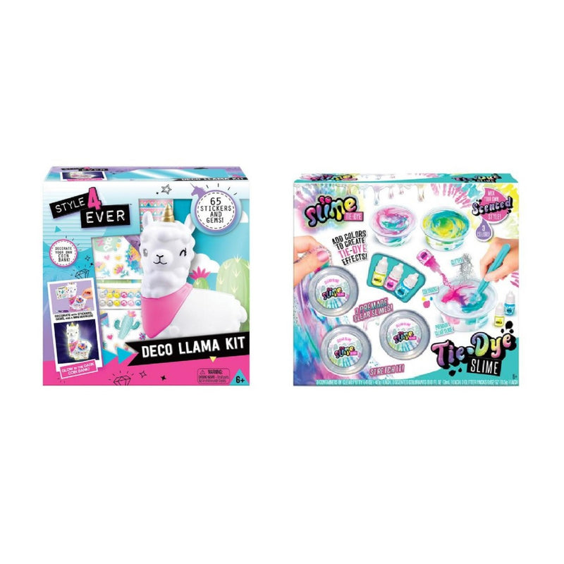 Deco Llama & Slime DIY Craft 2-Piece Gift Bundle - Canal Toys