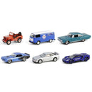 Greenlight (Anniversary Series 17) 6-Piece Collector's Bundle 1:64 Scale Diecast Cars, unpackaged