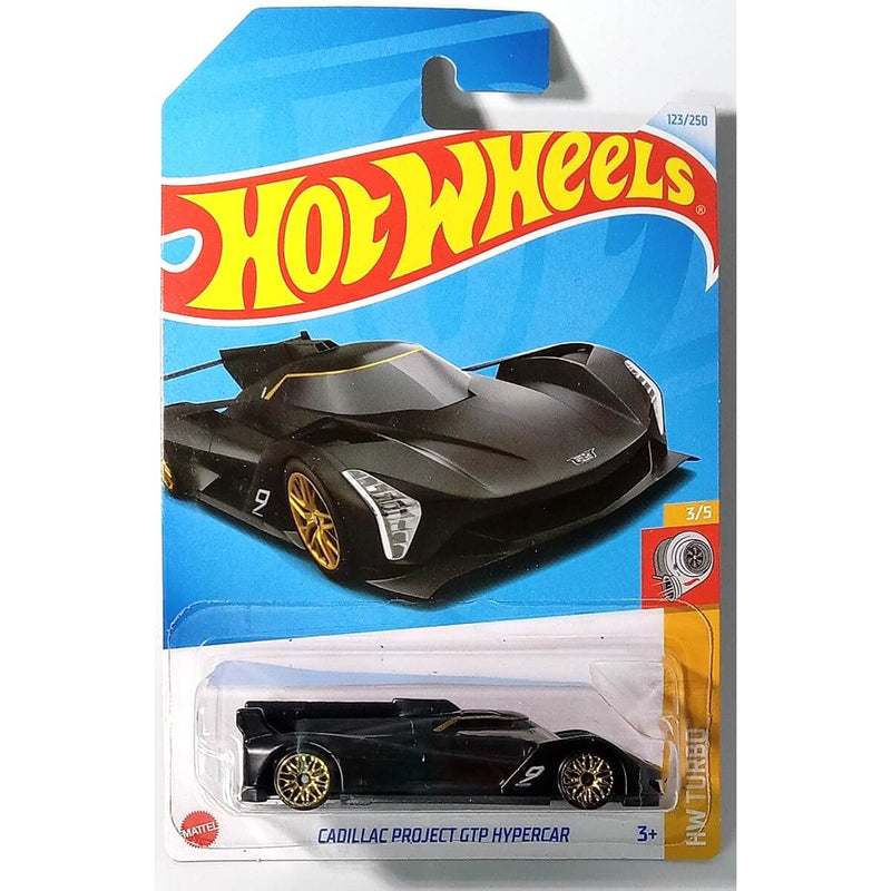 Hot Wheels 2024 Mainline HW Turbo Series 1:64 Scale Diecast Cars (International Card) Cadillac Project GTP Hypercar