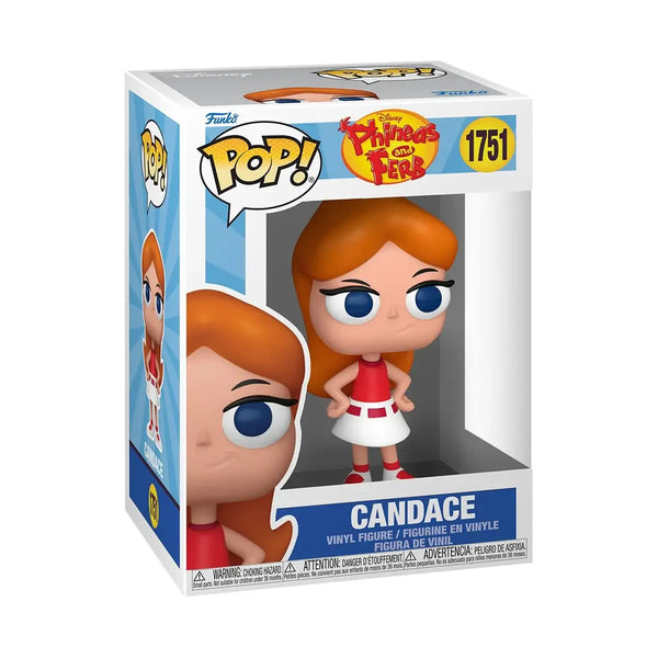 Phineas and Ferb Candace Funko Pop! Vinyl Figure #1751 in window packaging