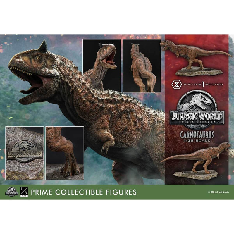 Carnotaurus 1/38 Scale 6" Statue Jurassic World: Fallen Kingdom - Prime 1 Studio, ad overlay