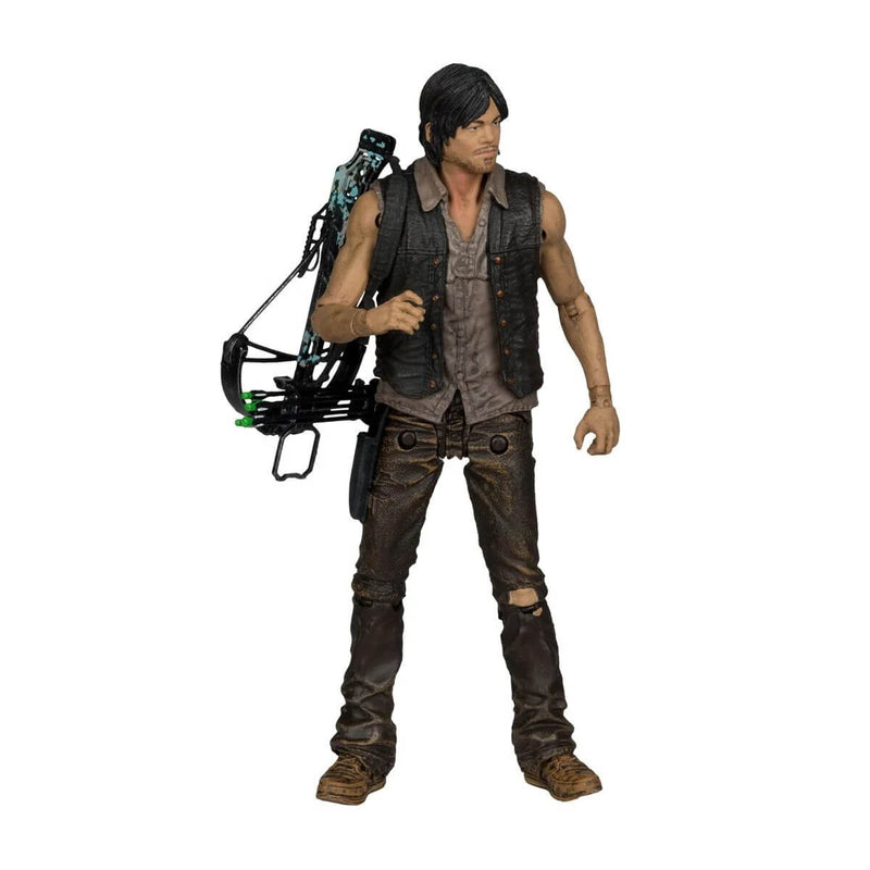 The Walking Dead 5-Inch Scale 4-Piece Collector's Bundle (Wave 1) McFarlane Toys Action Figures, Daryl Dixon