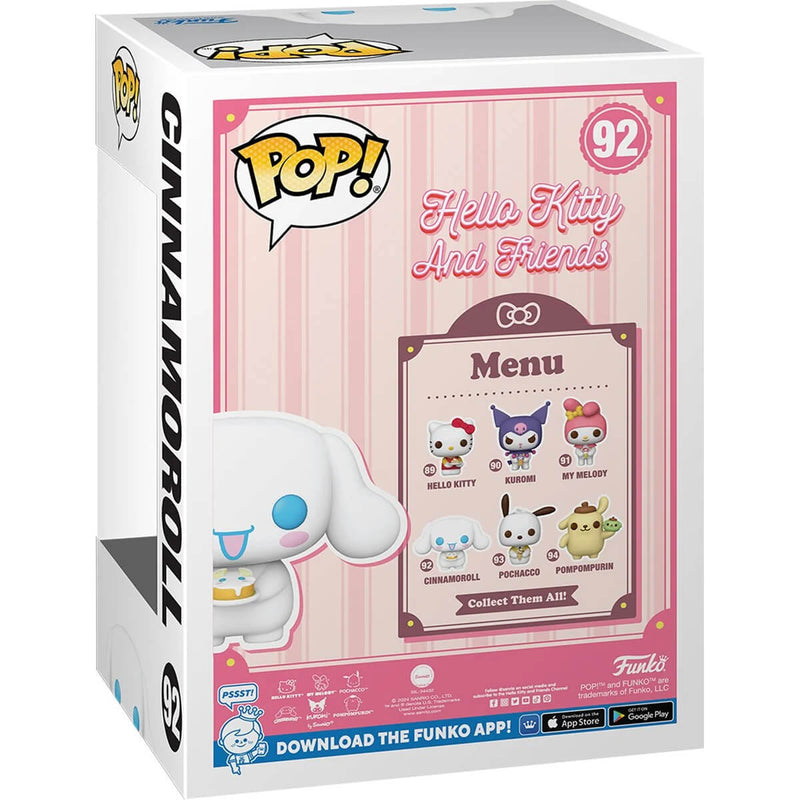 Hello Kitty and Friends Cinnamoroll with Dessert Funko Pop! Vinyl Figure