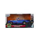 Packaged toy Batmobile from the Classic TV Series with Batman logo and character on a white background