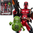 Marvel Legends Maximum Doop and Deadpool action figures with packaging on a white background