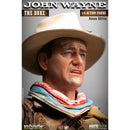 John Wayne "The Duke" (Hondo, 1953) Deluxe 1/6 Scale 12" Action Figure, closeup of face