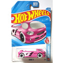 Hot Wheels 2026 Mainline Hot Wheels HW Fan Driven Series Cars (US Card) Deora in pink with white and black stripes