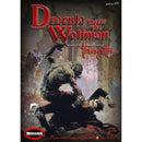 Book cover of 'Dracula meets the Wolfman' with a dark, gothic scene and text.