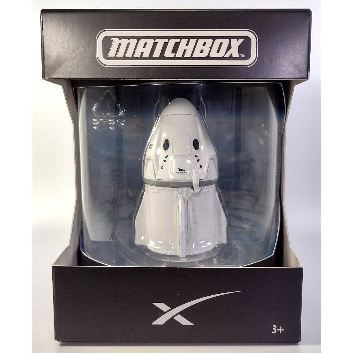 Spacex Box Matchbox SpaceX Dragon Capsule 1:87 Scale Diecast Replica