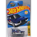 Hot Wheels Drift Box HW Euro 2026 1/10 scale die-cast toy car featuring a blue car with white and red racing decals.