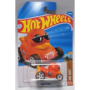 Hot Wheels HW Dirt Duck 'N Roll toy car in its original blister card packaging, featuring an orange duck-shaped car with sunglasses and a blue Hot Wheels card back.