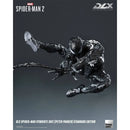Spider-Man action figure in a dynamic pose on a gray background with DLX branding.