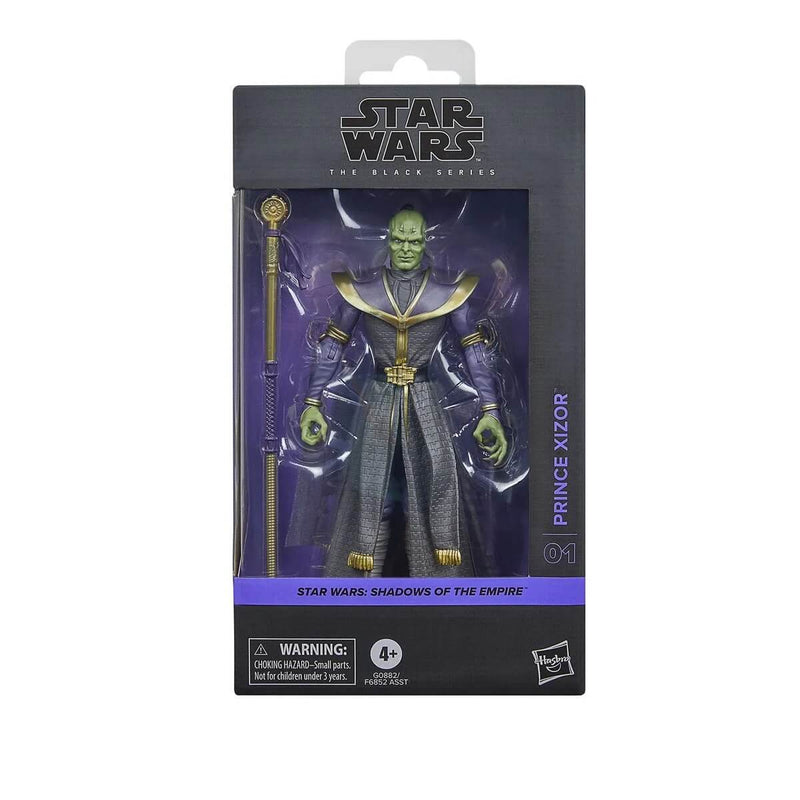 Star Wars The Black Series 2 (Wave 6) 3-Piece Collector's Bundle 6" Action Figures, Prince Xizor in packaging