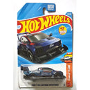 Hot Wheels die-cast toy car in its original blister pack packaging, featuring the Ford F-150 Lightning Supertruck in a blue and black livery with sponsor decals.