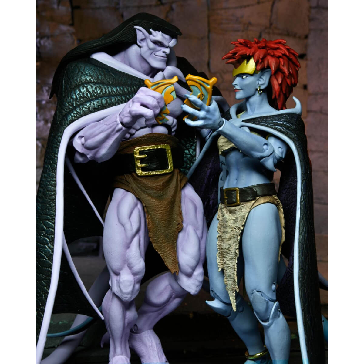 NECA Gargoyles Demona and good Goliath