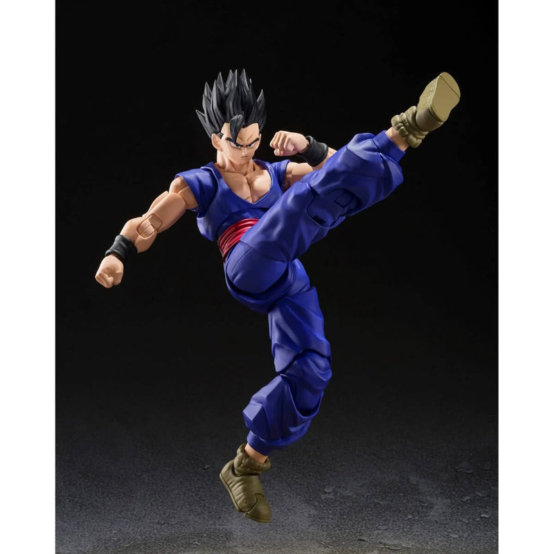 Dragon Ball Super: Super Hero Ultimate Gohan Super Hero S.H.Figuarts Action Figure - Reissue, high kick pose