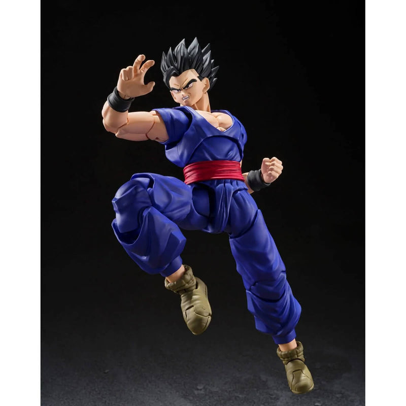 Dragon Ball Super: Super Hero Ultimate Gohan Super Hero S.H.Figuarts Action Figure - Reissue, knee up pose