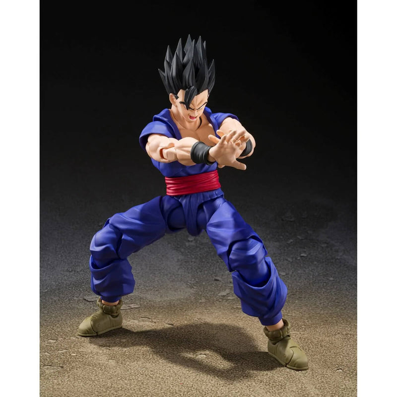 Dragon Ball Super: Super Hero Ultimate Gohan Super Hero S.H.Figuarts Action Figure - Reissue, hands pushed out pose