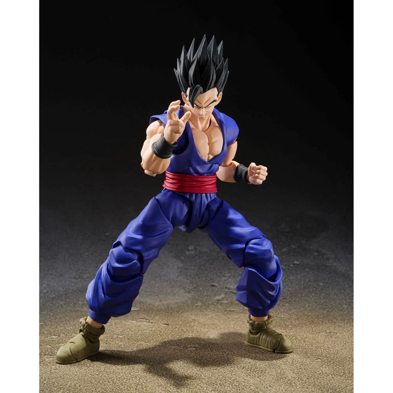 Dragon Ball Super: Super Hero Ultimate Gohan Super Hero S.H.Figuarts Action Figure - Reissue, wide stance pose