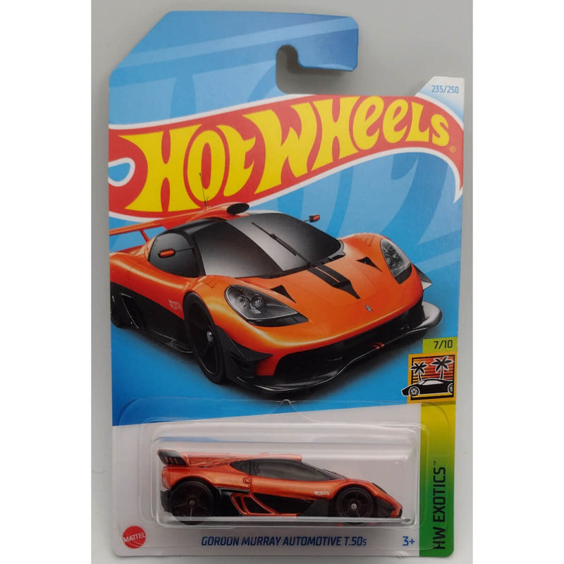 Hot Wheels 2024 Mainline HW Exotics Series 1:64 Scale Diecast Cars (International Card), Gordon Murray Automotive T.50s