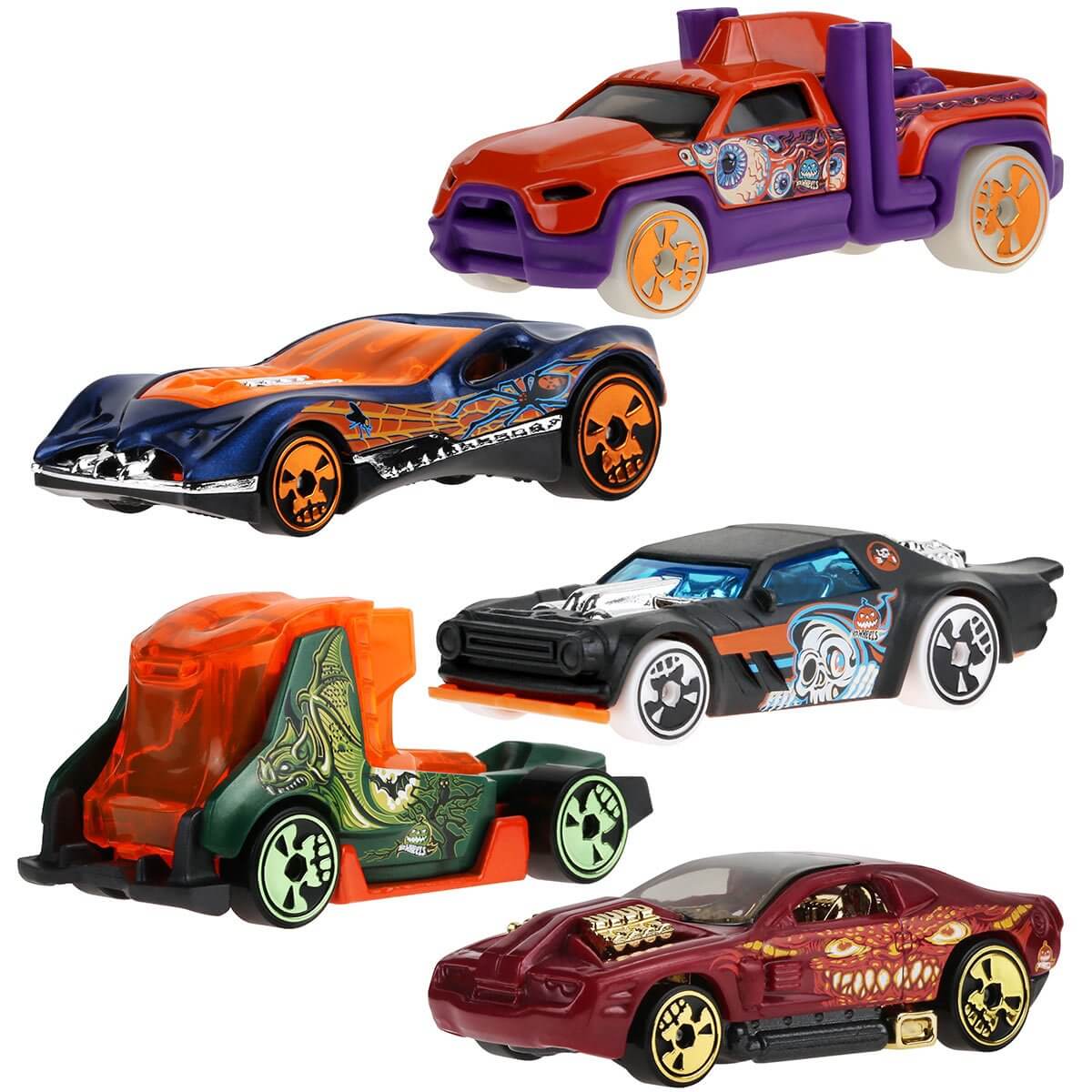 Hot Wheels 2025 Halloween Cars 5-Piece Collector's Bundle