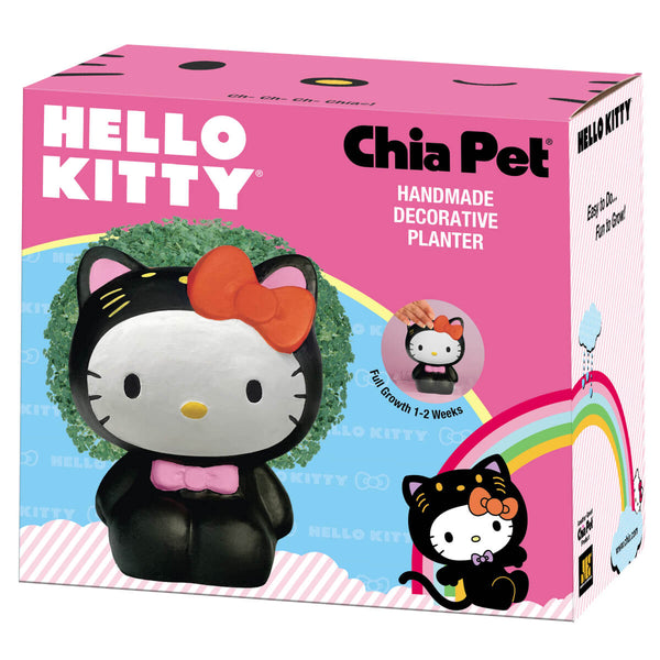 Chia Pet Hello Kitty planter packaging with pink and blue design