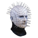Mask with pins on a white background