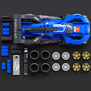 Hot Wheels Cadillac Project GTP Hypercar showcasing rims and tires that are included in set