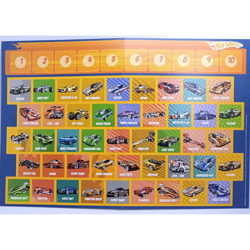 Hot Wheels Undercover Cars Board Game, Image of Board Game Itself