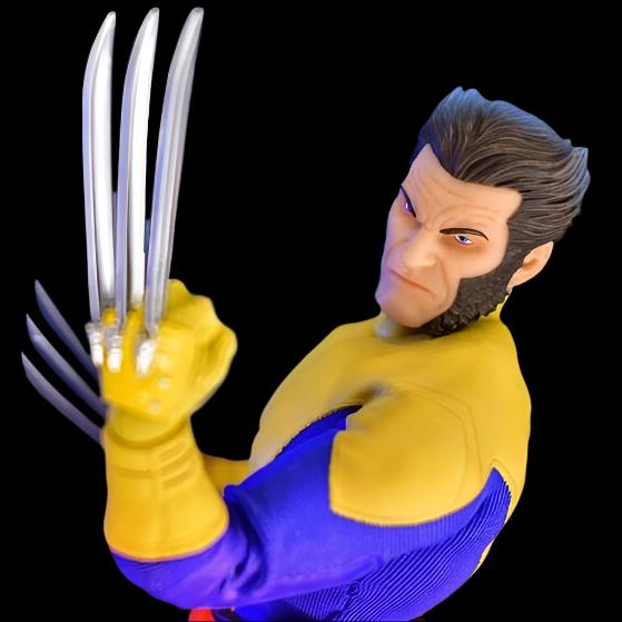 Wolverine: Uncanny X-Men One:12 Collective Mezco Action Figure, unpackaged up close