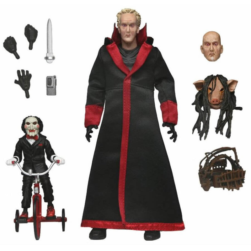 Saw Ultimate Jigsaw with Black Robe 7 Inch Scale NECA Action Figure with all accessories