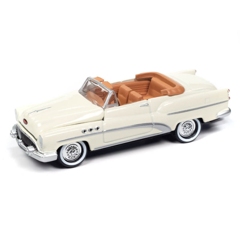 Johnny Lightning 2024 Hulls & Haulers R2 3-Piece Collector's Bundle 1:64 Scale Cars, 1953 Buick Super