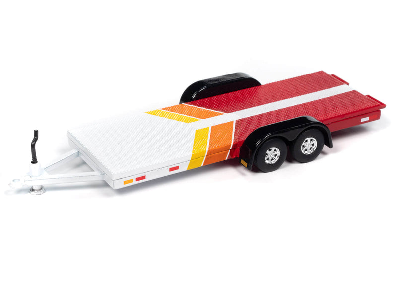 Johnny Lightning 2024 Hulls & Haulers R2 3-Piece Collector's Bundle 1:64 Scale Cars, 1980 Land Cruiser, trailer only