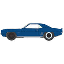 Johnny Lightning 2025 Muscle Cars USA (R1A), 1969 Chevy Camaro Z28, Metallic Blue w/White Stripes